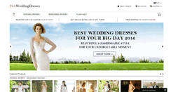 Desktop Screenshot of pickweddingdresses.com